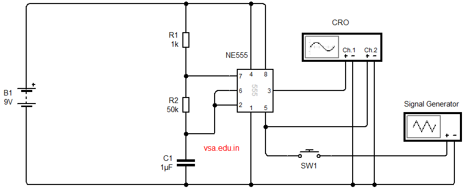 Ic 555 Pulse Width Modulator Vidyasagar Academy 8031