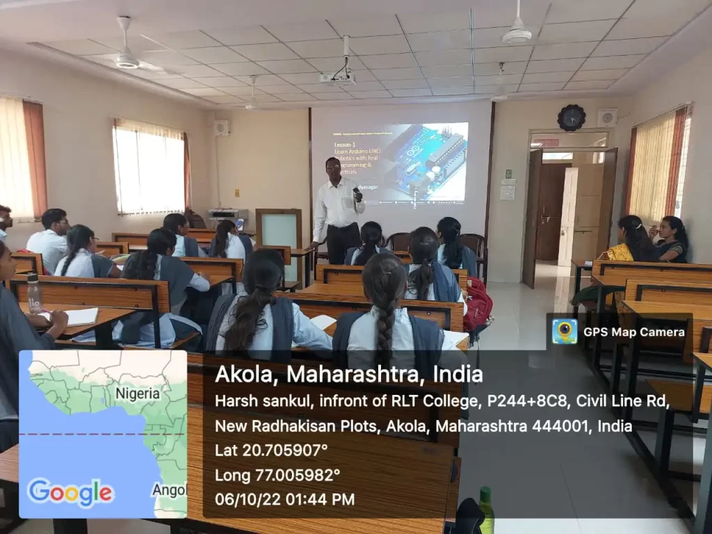 RLT Arduino Workshop 2022 for MSc Students 1 Vidyasagar Academy Akola
