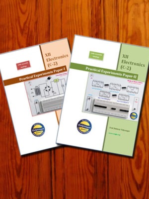12th Standard Electronics Practical PDF Booklets Paper-1 & 2 (Downloadable)