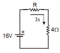 Find the current Ix and value of R in the circuit