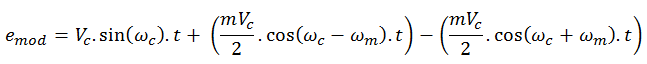 The final equation of AM wave