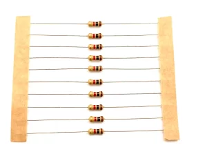 1k ohm, 1/4 watt resistor