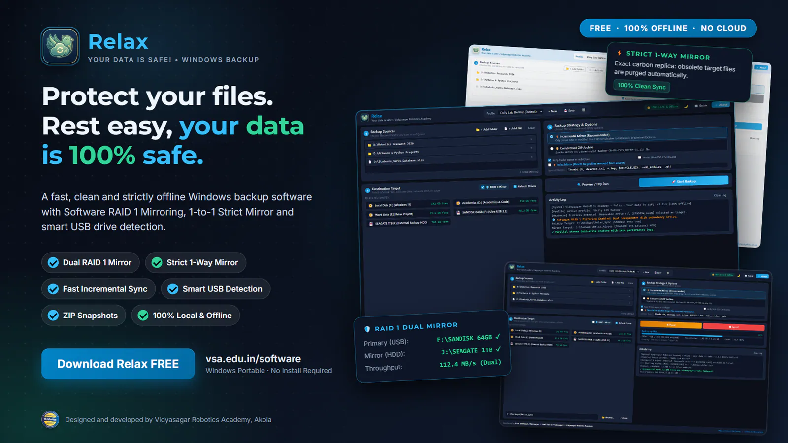 Relax - Your data is safe!