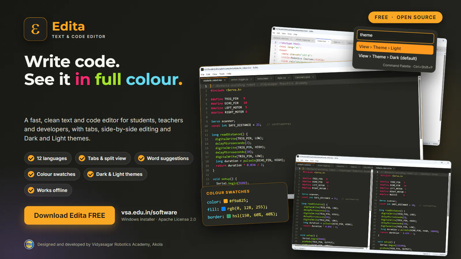 Edita - Universal Text & Code Editor